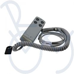 Handbediening bed met magneetsleutel 4 knops, Din 13p