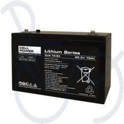 Cellpower accu Lithium CLF 80-24   24V/80Ah afm.330x171x220m