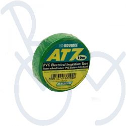 Isolatietape groen 15mm. breed