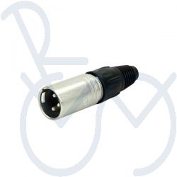 Laadconnector  3 pol. XLR ka. m.