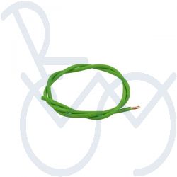Draad siliconen 0,25mm² groen