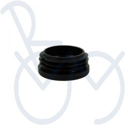 Inslagdop Ø 38mm. zwart