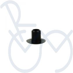 Afsluitdop Ø  3mm. zwart