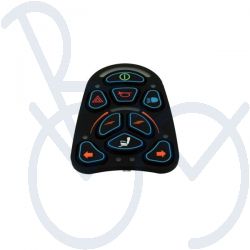 Schakelrubber VR2-L-A  (9 knops)