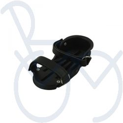 Voetfixatiebakje maat 1 met riemen 17 x 6 cm.