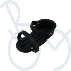 Voetfixatiebakje maat 3 met riemen 22 x 8 cm.
