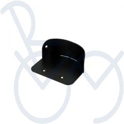 Hakbak metaal  zwart gecoat(11.5cm.breed 10cm.diep 5cm.hoog)