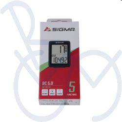 Fietscomputer bekabeld Sigma BC 5.0 WR