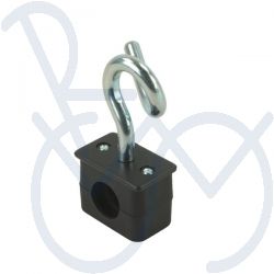 Hondenhaak voor op rolstoel (klem Ø22mm.)