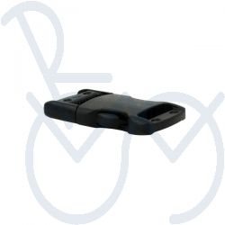 Steekgesp sluiting 25mm. zwart nylon