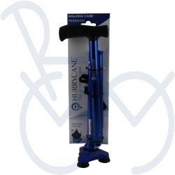 Wandelstok opvouwbaar blauw Aluminium Huricane tripot