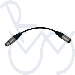 Verloopkabel voor Rhino II  XLR 3 F naar XLR 4 polig M