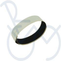 Klittenband zwart 25mm. lus zelfklevend