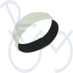 Klittenband zwart 25mm. haak naaiuitvoering