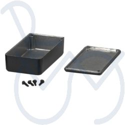 Kast aluminium zwart IP54 Hammond 1590 120x94x52.5mm.