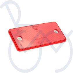 Reflector 94x44mm. rood
