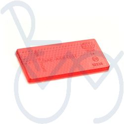 Reflector 31x70mm. rood