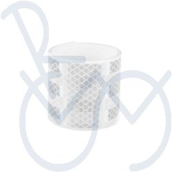 Reflector band zelfklevend wit 55mm. 1 meter lang