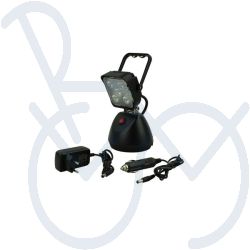 Werklamp LED 15W met magneetvoetoplaadbaar.