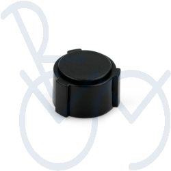 Potmeterknop Ø31mm. met trio grip zwart         op=op