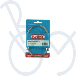 Remkabel binnen RVS met 2 nippels 3.00 meter 6412/27RVS-3M