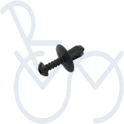 Schroefnagel  M6 zwart