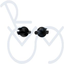 Tiknagel 6mm. zwart