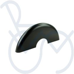 Spatbord 24" zwart  (rolstoel model)