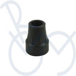 Stokdop Ø19mm. zwart