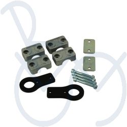 Rolstoelfixatie set tbv. spanbanden voor buis 22mm. (2)