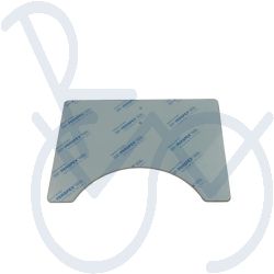 Werkblad Perspex 620x490x8mm.
