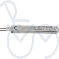Uitdruktool voor curtis binnenwerk 2 pins 1.1mm breed