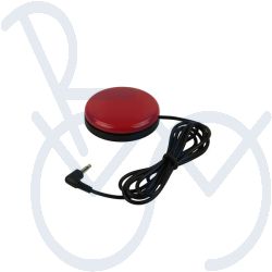 Buddy button Ø60mm. Racecar rood.   110 gram