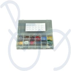Assortimentsdoos steek / steen / glaszekeringen (90 stuks)