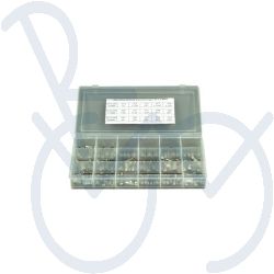 Assortimentsdoos glaszekering 20x5mm. (180 stuks)