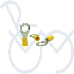 Kabelschoen 8KW 044-038-033   A76 ringtong Ø10mm. geel