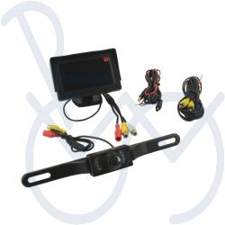 Achteruitrijcamera gemonteerd op  rolstoel of scootmobiel