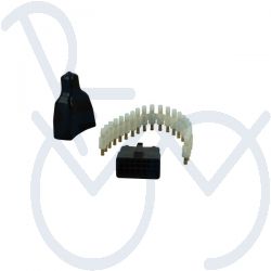 DX connector 21 pol. incl. binnenwerken  op=op