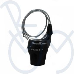 SunRace draaiversteller M26 (HP), rechts – 7-speed, 2050 mm kabel (opruiming)