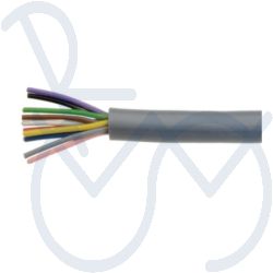 Kabel  3 x 0,75mm² grijs rond