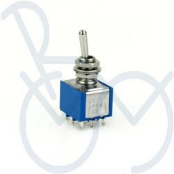 Schakelaar APEM 5656A 2 standen 3 polig kleine tuimel