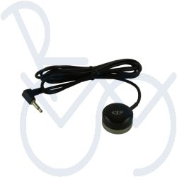 Piko button Ø30mm. zwart 75 gram
