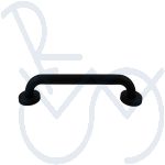 Wandbeugel zwart 45cm Secucare