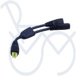 R-net Y-Kabel 0,3m - Plug naar 2x Socket